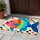 Rainbow Tropical Fish for Coastal Entryway Style in Bright, Playful Homes and Beach Houses Doormat - 4