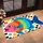 Rainbow Tropical Fish for Coastal Entryway Style in Bright, Playful Homes and Beach Houses Doormat - 2