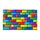 Vibrant Rainbow Geometric Blocks for a Cheerful Entryway and Playful Everyday Home Doormat - 6