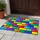 Vibrant Rainbow Geometric Blocks for a Cheerful Entryway and Playful Everyday Home Doormat - 4