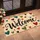 Colorful Heart Welcome Lettering for Cheerful Entryway and Cozy Home Styling Doormat - 2