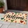 Colorful Heart Welcome Lettering for Cheerful Entryway and Cozy Home Styling Doormat - 4