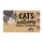 Funny Cat Welcome People Tolerated Entryway Greeting for Cat Lovers and Pet Owners Doormat - 6
