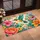 Colorful Hummingbird and Wildflower Garden for Cheerful Entryways and Nature Lovers Doormat - 2
