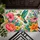 Colorful Hummingbird and Wildflower Garden for Cheerful Entryways and Nature Lovers Doormat - 5