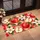 Red Plaid Apples and Blossoms for Cheerful Farmhouse Kitchen and Entryway Style Doormat - 2