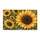 Golden Sunflowers and Olive Foliage for a Cheerful Country Cottage Entryway Decor Doormat - 6