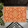 Rust And Ivory Bohemian Folk Geometry For Cozy Entryways And Relaxed Global Homes Doormat - 5