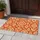 Rust And Ivory Bohemian Folk Geometry For Cozy Entryways And Relaxed Global Homes Doormat - 4