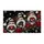 Three Christmas Gnomes With Striped Hats And Red Roses For A Cozy Winter Holiday Entryway Doormat - 6