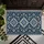 Distressed Navy Medallion Motifs for a Timeless Entryway and Classic Home Style Doormat - 5