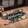 Floral Welcome Lettering With Colorful Garden Blooms for Housewarming Gifts Doormat - 2
