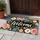 Floral Welcome Lettering With Colorful Garden Blooms for Housewarming Gifts Doormat - 4