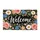 Floral Welcome Lettering With Colorful Garden Blooms for Housewarming Gifts Doormat - 6