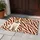 Rustic Zebra Stripes With Sitting Puppy for Warm Animal-Loving Entryway Living Doormat - 4