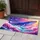 Rainbow Whale Ocean Scene for Colorful Coastal Home and Family Spaces Doormat - 4