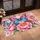 Jeweled Butterfly And Pink Peony Garden For A Sparkling, Colorful Home Entryway Doormat - 2