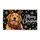 Golden Retriever With Antlers And Plaid Scarf For Merry Christmas Holiday Cheer Doormat - 6