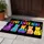 Four Rainbow Cats and Love Lives Here for Cheerful Cat-Loving Entryways Home Decor Doormat - 4