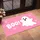Pink Ghost Boo Halloween Entryway Greeting for Spooky Season Celebrations Doormat - 2