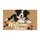 Border Collie Puppy With Hearts And Paw Prints For A Cozy Dog Lover Entryway Welcome Doormat - 6