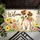 Watercolor Puppy With Spring Blossoms for a Cheerful Seasonal Home Entrance Gift Doormat - 5