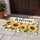 Watercolor Sunflower Welcome Floral Bouquet for a Cheerful Country Home Entrance Doormat - 4