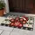Christmas Santa Hat Paw Print for Festive Pet-Loving Holiday Home Entryways Doormat - 4