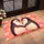 Pink Heart Penguin Couple for Romantic Valentine's Day Entryway Gifts for Couples Doormat - 2