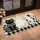 Three Charming Cats with Farmhouse Gingham for Cozy Cat Lover Home Entryway Decor Doormat - 2