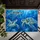Blue Sea Turtles Swimming in Deep Ocean Waters for Relaxed Coastal Home Decor Lovers Doormat - 5