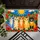 Five Colorful Cats Beneath a Golden Sun for Cheerful Cat Lover Home and Garden Style Doormat - 5