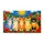 Five Colorful Cats Beneath a Golden Sun for Cheerful Cat Lover Home and Garden Style Doormat - 6