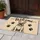 French Bulldog Welcome Lettering with Paw Prints for Dog Lovers and Cheerful Entryways Doormat - 4