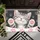 Smiling Gray Tabby Cat with Pink Paws for Cozy Cat Lover Home Décor and Feline Fans Doormat - 5