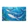 Blue Whale Pair Swimming Through Ocean Waves for Calm Coastal Living and Sea Life Lovers Doormat - 6