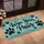 Turquoise Rustic Paw Prints for Pet-Friendly Entryways and Dog-Loving Households Doormat - 2
