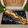 Golden Nebula Starry Night Sky for Cosmic Home Decor and Space Lovers Doormat - 1