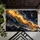 Golden Nebula Starry Night Sky for Cosmic Home Decor and Space Lovers Doormat - 5