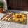 Golden Bee And Yellow Chrysanthemum Hi Greeting For Cheerful Springtime Home Style Doormat - 4