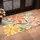 Abstract Floral Waves for a Cheerful Botanical Entryway and Colorful Home Welcome Doormat - 2