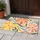 Abstract Floral Waves for a Cheerful Botanical Entryway and Colorful Home Welcome Doormat - 4