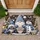 Blue Christmas Gnomes And Snowman For A Cozy Festive Winter Holiday At Home Doormat - 1