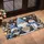 Blue Christmas Gnomes And Snowman For A Cozy Festive Winter Holiday At Home Doormat - 2