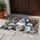 Blue Christmas Gnomes And Snowman For A Cozy Festive Winter Holiday At Home Doormat - 4