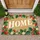 Strawberry Leaf Home Accent for Cozy Cottage Entryways and Cheerful Housewarming Gifts Doormat - 1