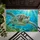 Sea Turtle Swimming in Turquoise Waters for a Serene Coastal Home or Ocean Nature Lover Doormat - 5