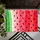 Watermelon Slice Stripes for Summer Kitchens and Cheerful Seasonal Home Décor Style Doormat - 5