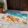 Starfish and Seashell Coastal Beach Scene for Relaxed Seaside Living and Entryways Doormat - 4