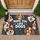 Cheerful Dog Faces With Playful Bones for Pet-Loving Homes and Dog Families Everywhere Doormat - 1